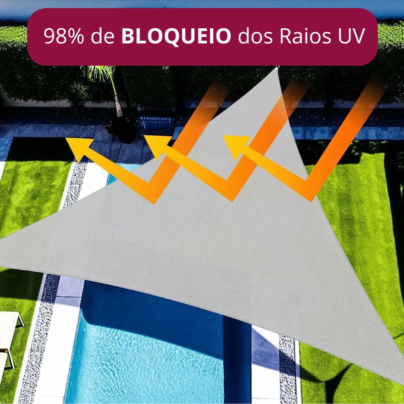 Toldo Triangular Sombreamento Estilo Light