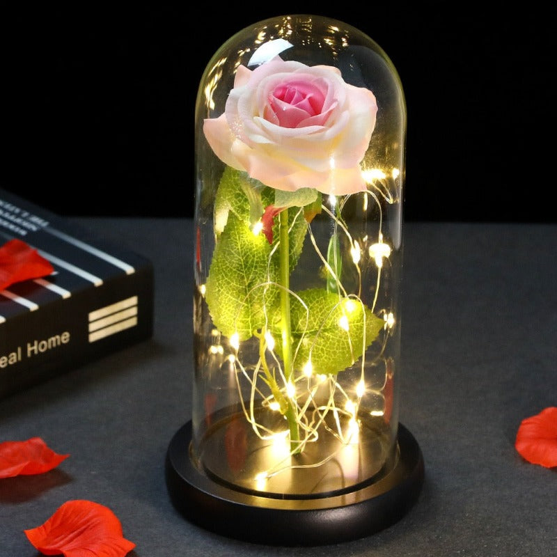 Luminária LED Rosa black - Decora Nosso Lar